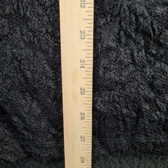 John Paul Richard Womans Button Up Black Size 2X Nylon Blend Long Sleeve Sheer - Picture 4 of 12